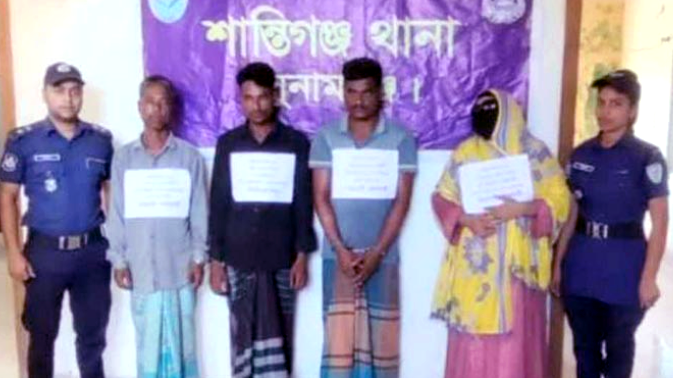 এক লাখ টাকায় শিশু সন্তানকে বিক্রি বাবাসহ ৪ জন গ্রেফতার